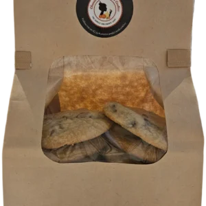 Cookies in a brown paper bag