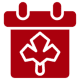 Canada-themed calendar illustration