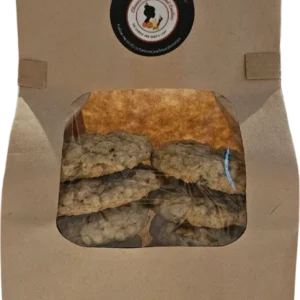 Brown paper cookie bag