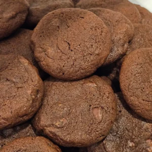 Close-up of chocolate chip cookies